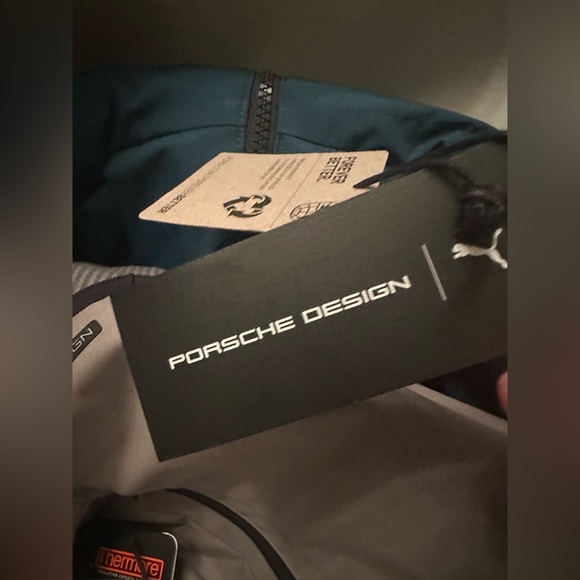 NWT $550 Porsche Design Warm Padded Quilted Down Jacket Small Varsity Green S - Picture 11 of 13